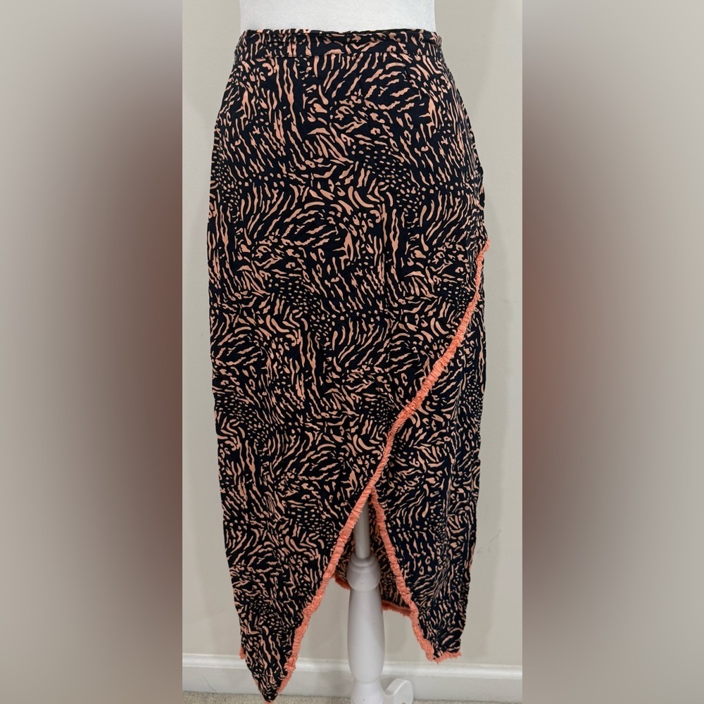 Anthropologie Beachgold Angled Summer Skirt Size S